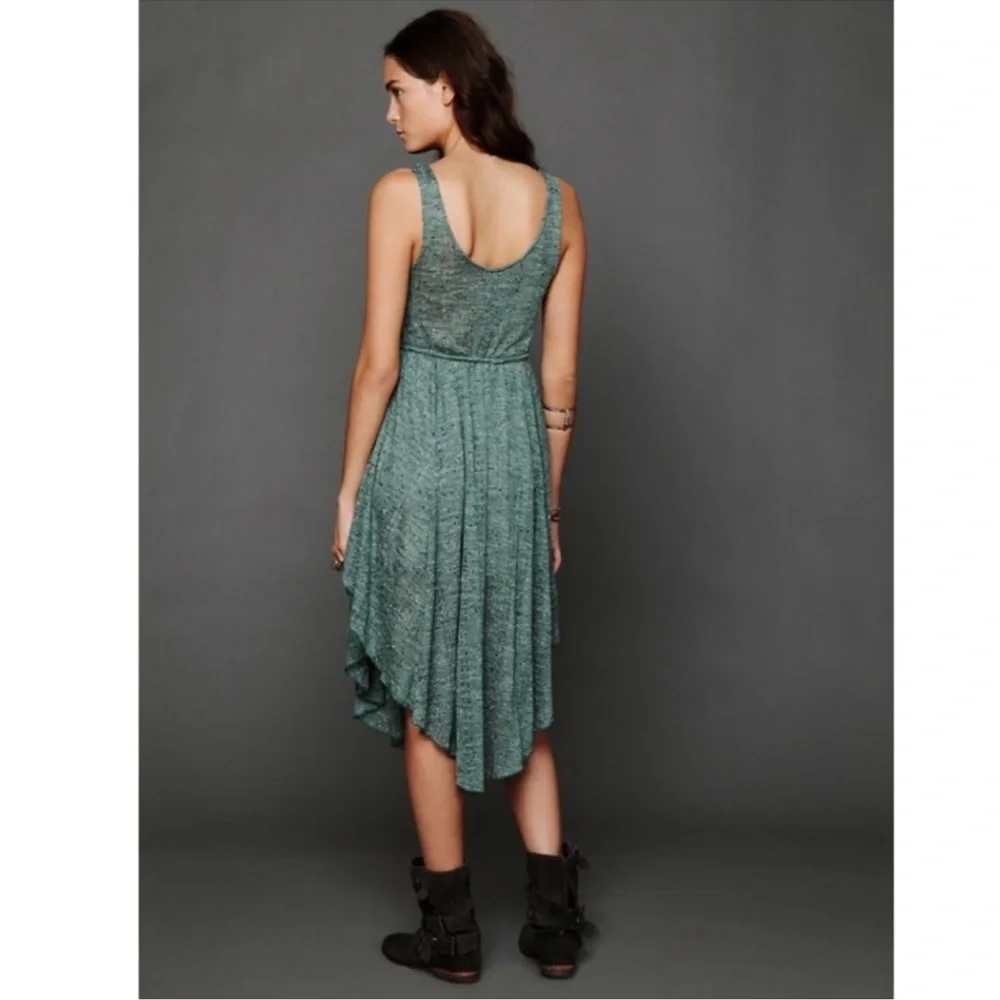 Free People • FP Beach Starry Night Gauzy Asymmetrical Hem Lined Dress XS/S